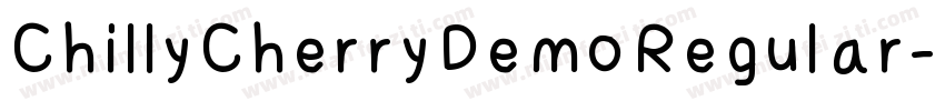 ChillyCherryDemoRegular-o24z字体转换