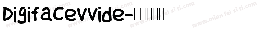 Digifacevvide字体转换