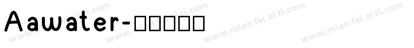 Aawater字体转换
