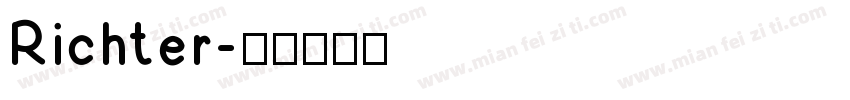 Richter字体转换