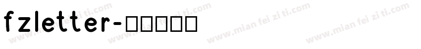 fzletter字体转换
