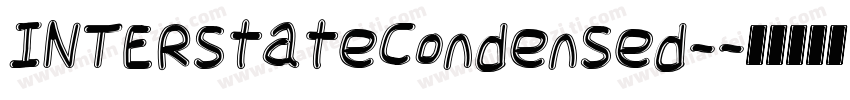 INTERstatecondensed-字体转换