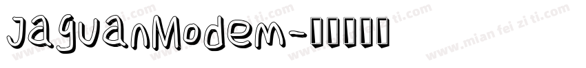 JaguanModem字体转换