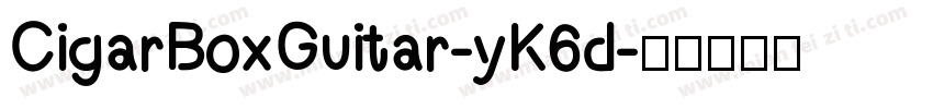CigarBoxGuitar-yK6d字体转换