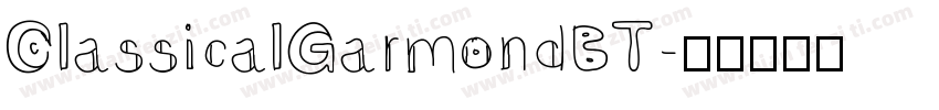 ClassicalGarmondBT字体转换