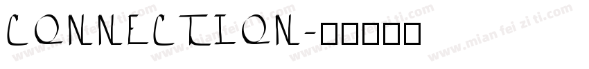 CONNECTION字体转换