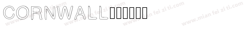CORNWALL字体转换