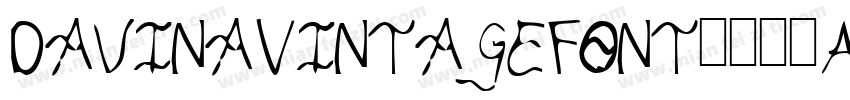 DavinaVintageFont-518AV字体转换