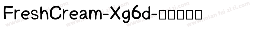 FreshCream-Xg6d字体转换