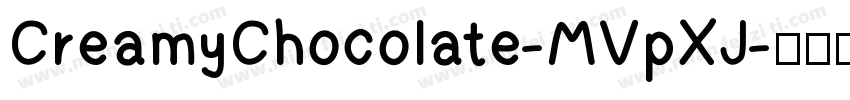 CreamyChocolate-MVpXJ字体转换