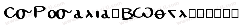 CsRosalia-BW0gl字体转换