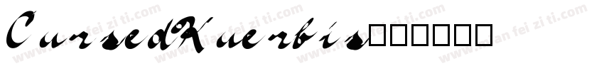 CursedKuerbis字体转换