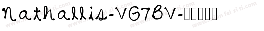 Nathallis-VG7BV字体转换