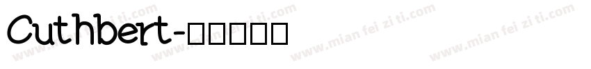 Cuthbert字体转换