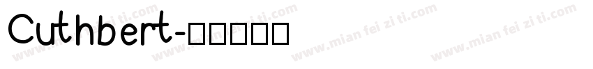 Cuthbert字体转换