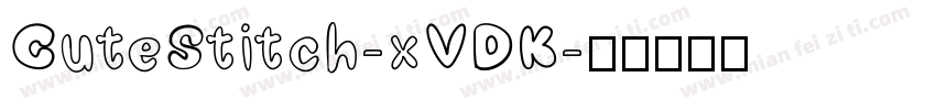 CuteStitch-xVDK字体转换