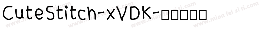 CuteStitch-xVDK字体转换