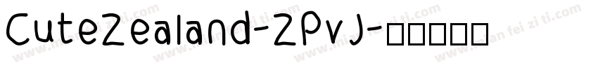CuteZealand-ZPvJ字体转换