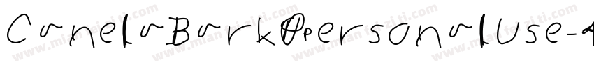 CanelaBarkPersonalUse-460D字体转换