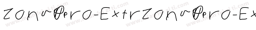 ZonaPro-ExtrZonaPro-ExtraBoldaBold字体转换
