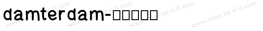 damterdam字体转换