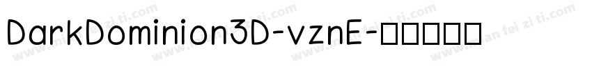 DarkDominion3D-vznE字体转换