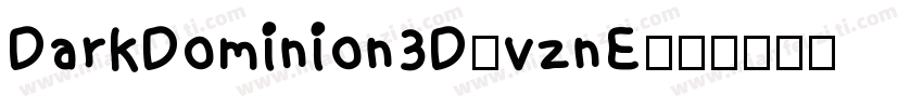 DarkDominion3D-vznE字体转换
