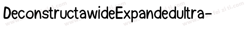 DeconstructawideExpandedultra-mPzj字体转换