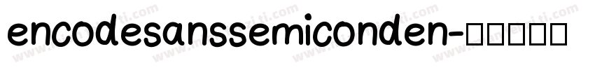 encodesanssemiconden字体转换