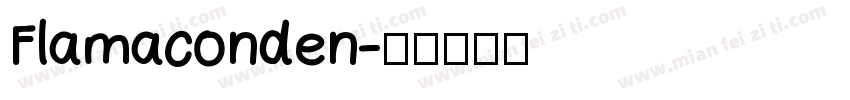 flamaconden字体转换
