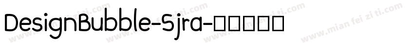 DesignBubble-5jra字体转换