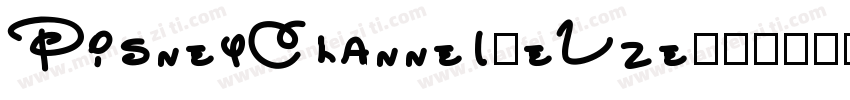 DisneyChannel-eLze字体转换