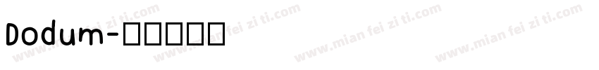 Dodum字体转换