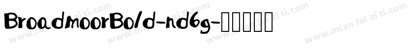 BroadmoorBold-nd6g字体转换
