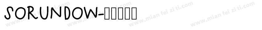 SORUNDOW字体转换