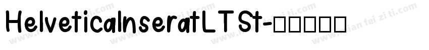 HelveticalnseratLTSt字体转换