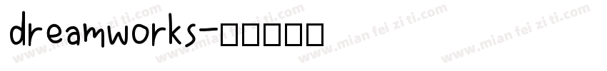 dreamworks字体转换