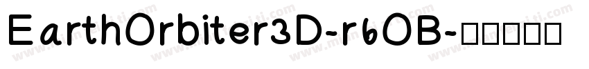 EarthOrbiter3D-r6OB字体转换