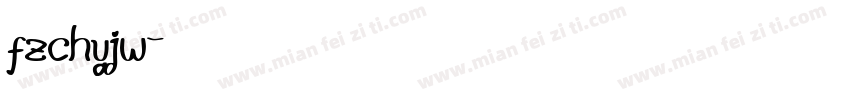 fzchyjw字体转换