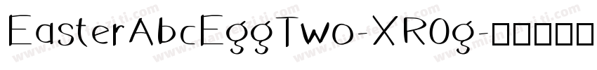 EasterAbcEggTwo-XR0g字体转换
