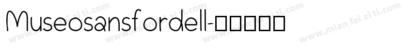 Museosansfordell字体转换