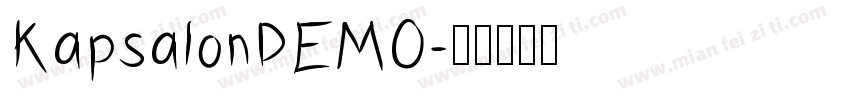 KapsalonDEMO字体转换
