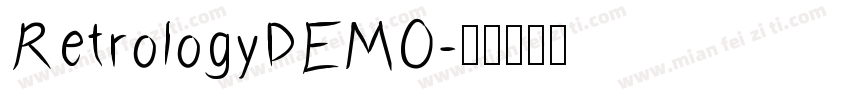 RetrologyDEMO字体转换