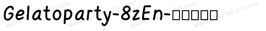 Gelatoparty-8zEn字体转换