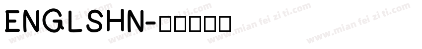 ENGLSHN字体转换