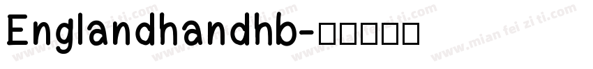 Englandhandhb字体转换