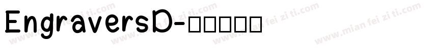 EngraversD字体转换