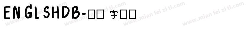 ENGLSHDB字体转换
