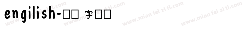 engilish字体转换