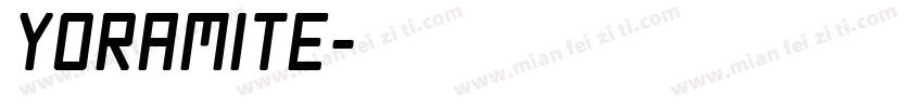 YORAMITE字体转换